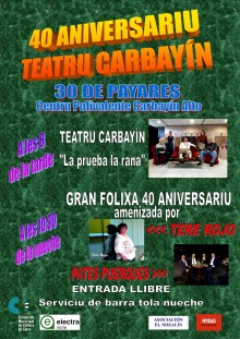 40 ANIVERSARIO DEL  GRUPO DE TEATRO CARBAYÍN