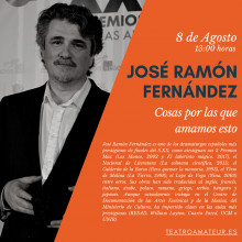 jOSÉ rAMÓN fERNANDEZ (Autor) en los XIV ENCUENTROS DE TEATRO AMATEUR DEL PRINCIPADO DE ASTURIAS.