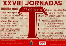 COMIENZAN LAS XXVIII JORNADAS DE TEATRO DE PRAVIA