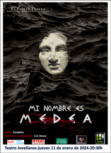 ESTRENO : MI NOMBRE ES MEDEA de teatro LA PESETA