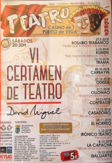 VI CERTAMEN DE TEATRO  ´David Miguel´ en Puerto  de Vega